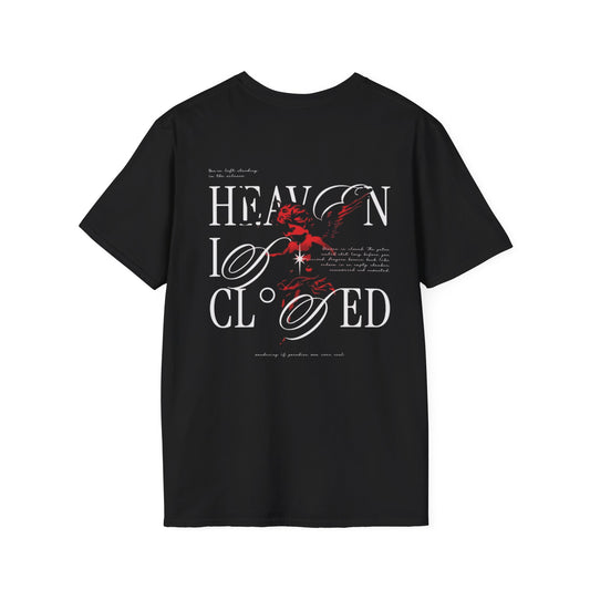 Heaven Closed Graphic T-Shirt — 'Forge Within' Floral Gothic Design