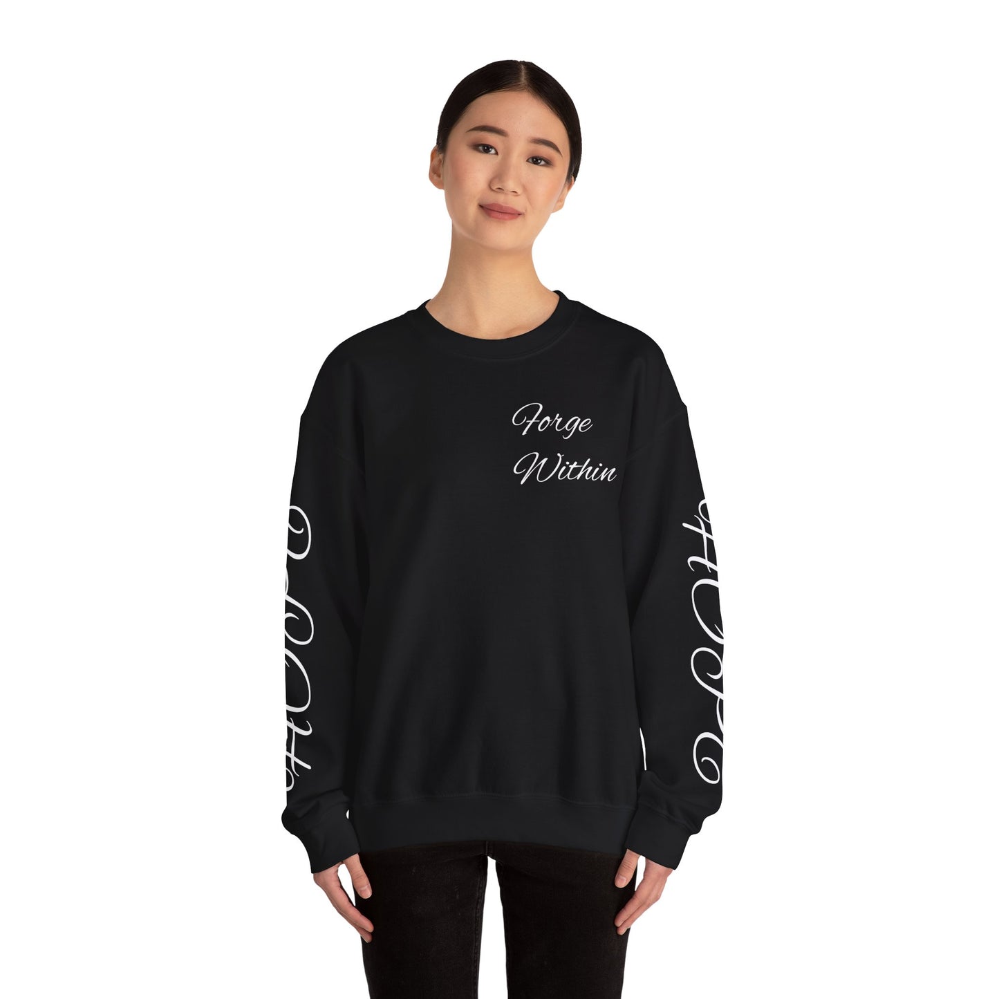 Crewneck Sweatshirt — "Never Lose Hope" Inspirational Graphic