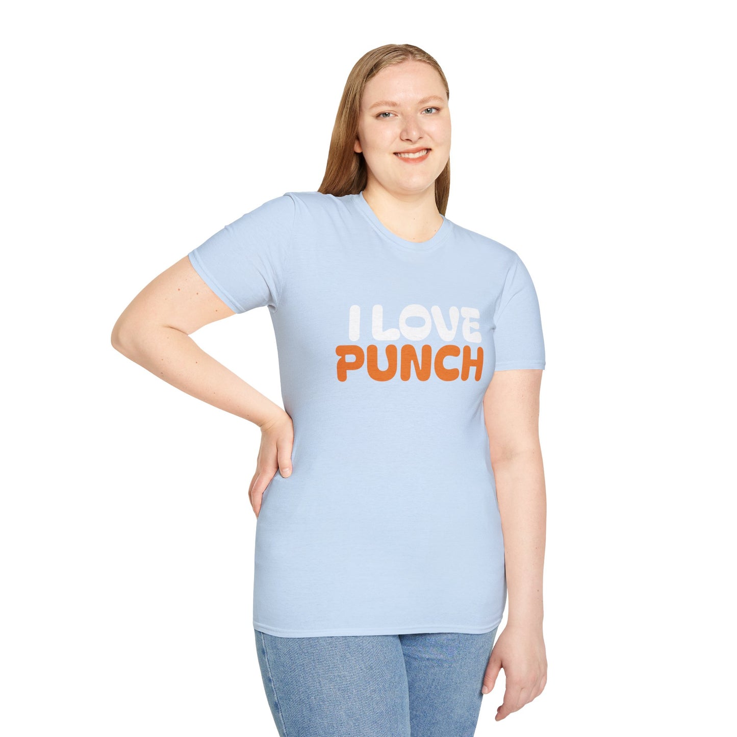 I Love Punch The Monkey T-Shirt — Cute Monkey Parents & Baby Graphic Tee