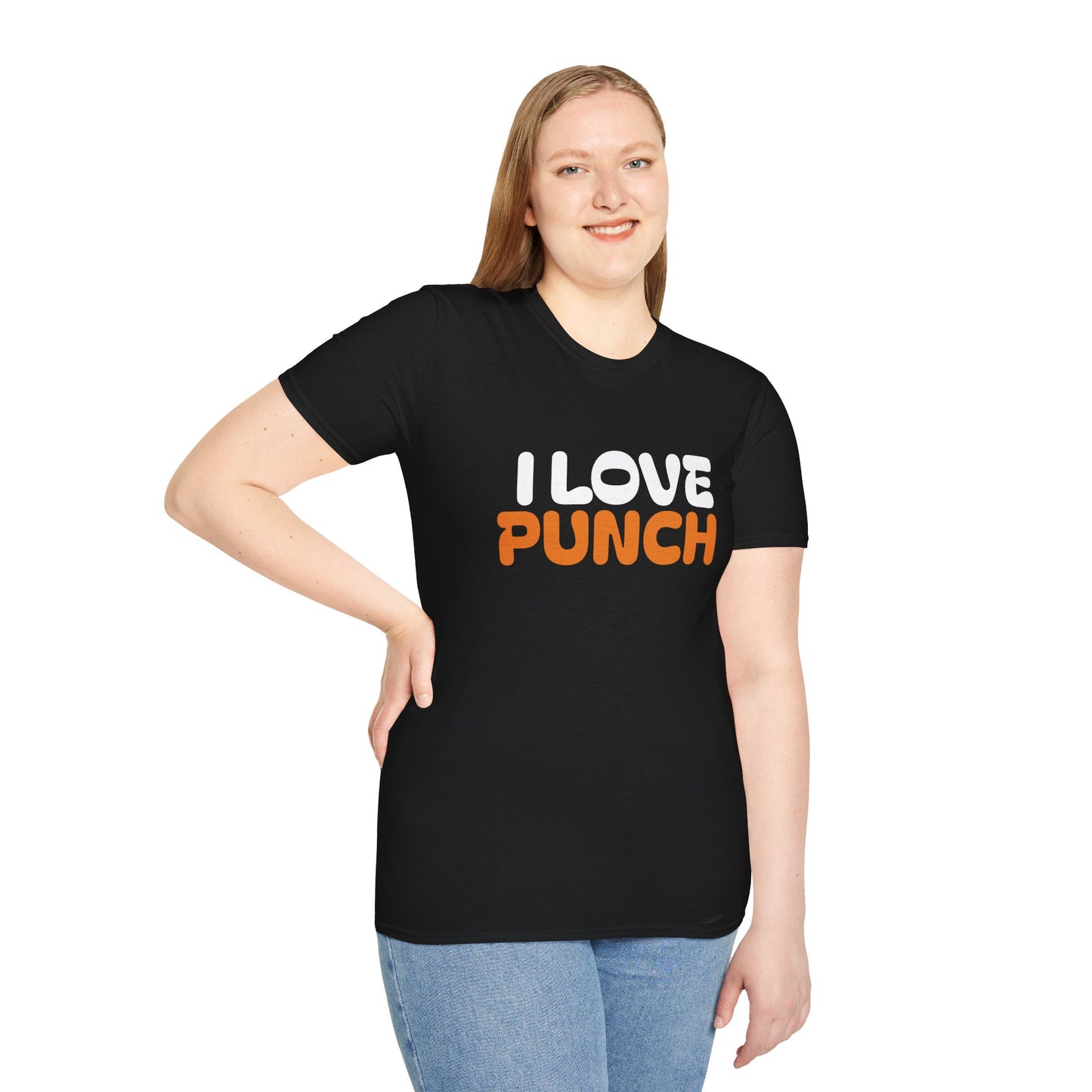I Love Punch The Monkey T-Shirt — Cute Monkey Parents & Baby Graphic Tee