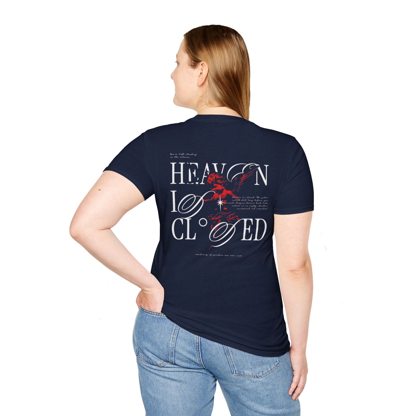 Heaven Closed Graphic T-Shirt — 'Forge Within' Floral Gothic Design