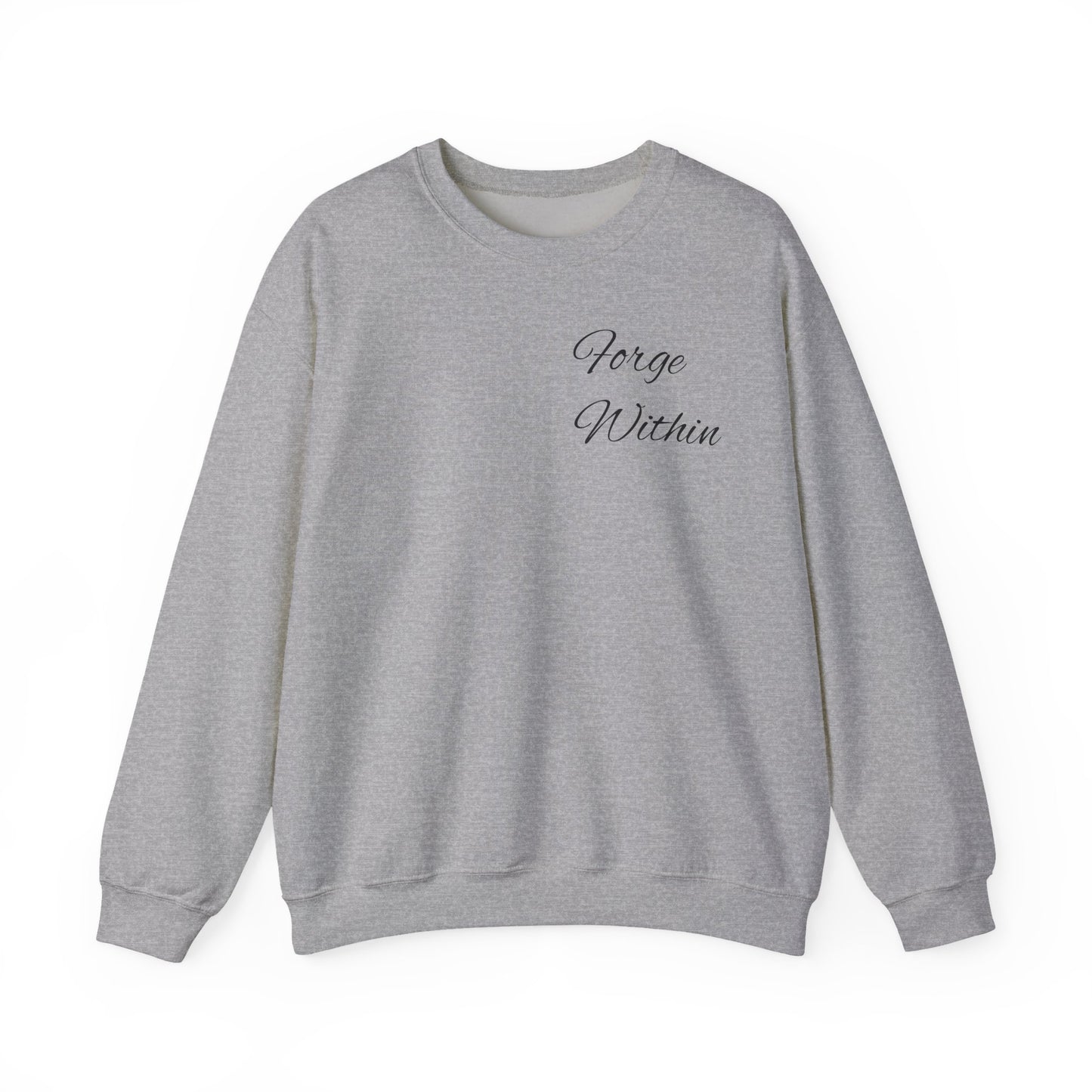 Crewneck Sweatshirt — "All These Scars Have Stories" Vintage Knight Graphic